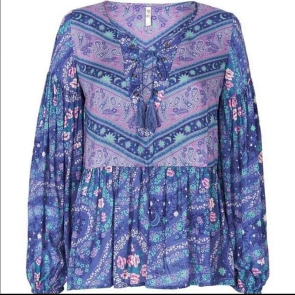 Spell City lights blouse XL